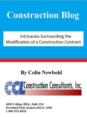 cover image of Intricacies Surrounding the Modification of a Construction Contract